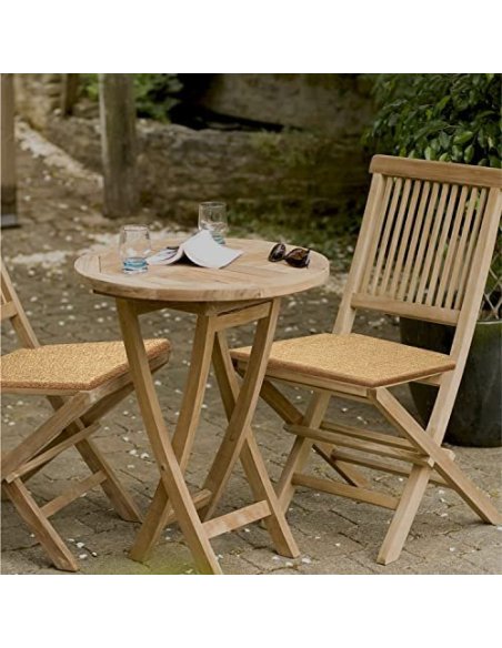 TIENDA EURASIA® Pack 4 Cojines para Sillas - Estampados Lisos con 2 Cintas de Sujeción - Ideal para Interiores y Exteriores -