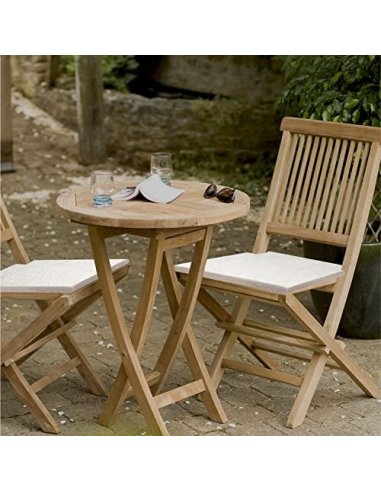 TIENDA EURASIA® Pack 4 Cojines para Sillas - Estampados Lisos con 2 Cintas de Sujeción - Ideal para Interiores y Exteriores -