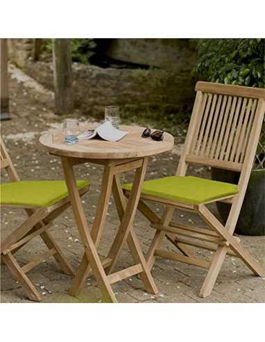 TIENDA EURASIA® Pack 4 Cojines para Sillas - Estampados Lisos con 2 Cintas de Sujeción - Ideal para Interiores y Exteriores -