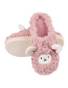Zapatillas de Estar por Casa para Mujer Zapatillas Casa Invierno Tejido Suave, Estilo Oveja Rosa 36