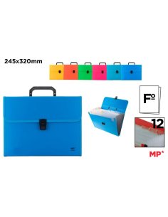 Carpeta fuelle con asa a4...