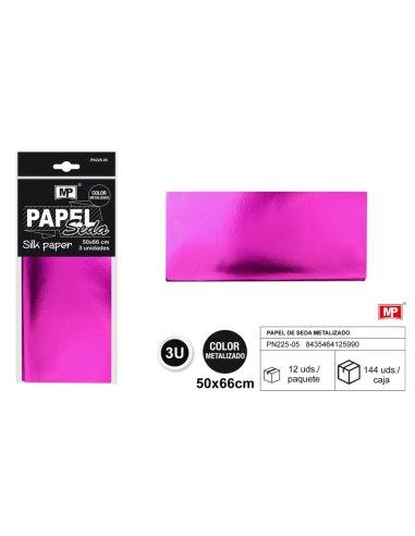 Papel seda metalizado 50x66 3 uds