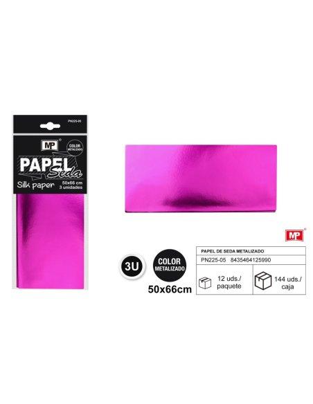 Papel seda metalizado 50x66 3 uds