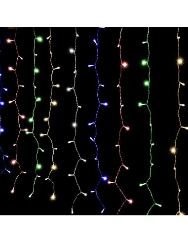 Luz de Cortina Luz Cadena LED Pilas...