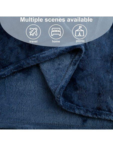 Manta Grande para Sofá Extrasuave 100% Poliéster, Manta Sofa Manta para Cama para Toda Estación