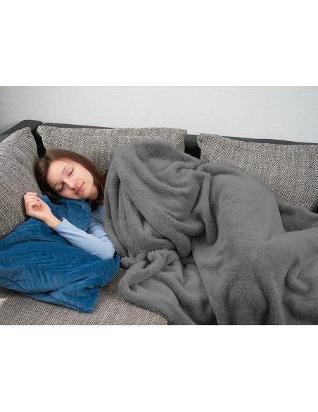 Manta Grande para Sofá Extrasuave 100% Poliéster, Manta Sofa Manta para Cama para Toda Estación