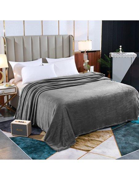 Manta Grande para Sofá Extrasuave 100% Poliéster, Manta Sofa Manta para Cama para Toda Estación