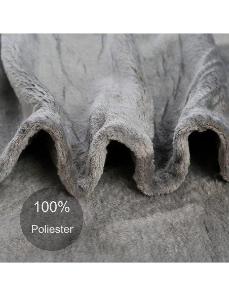 Manta Grande para Sofá Extrasuave 100% Poliéster, Manta Sofa Manta para Cama para Toda Estación