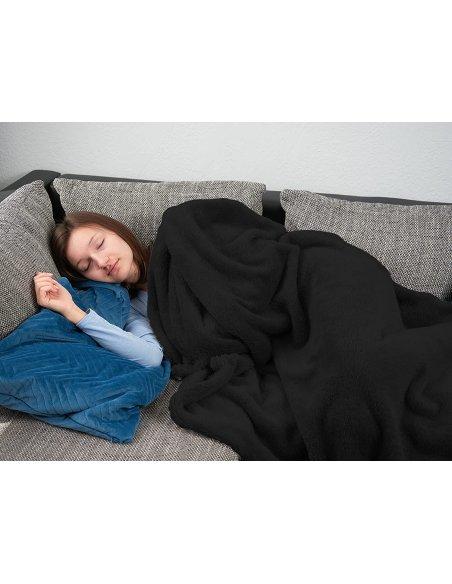 Manta Grande para Sofá Extrasuave 100% Poliéster, Manta Sofa Manta para Cama para Toda Estación