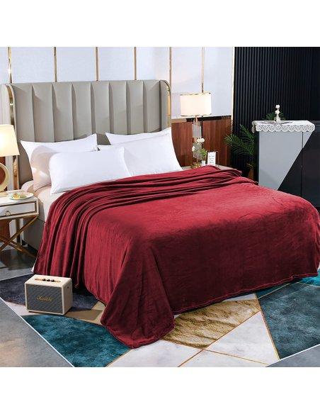 Manta Grande para Sofá Extrasuave 100% Poliéster, Manta Sofa Manta para Cama para Toda Estación