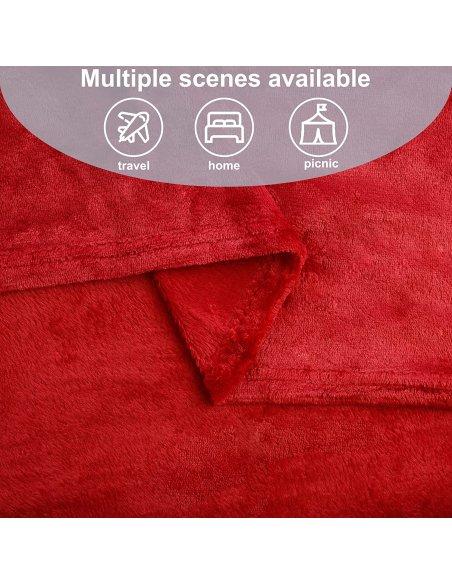 Manta Grande para Sofá Extrasuave 100% Poliéster, Manta Sofa Manta para Cama para Toda Estación