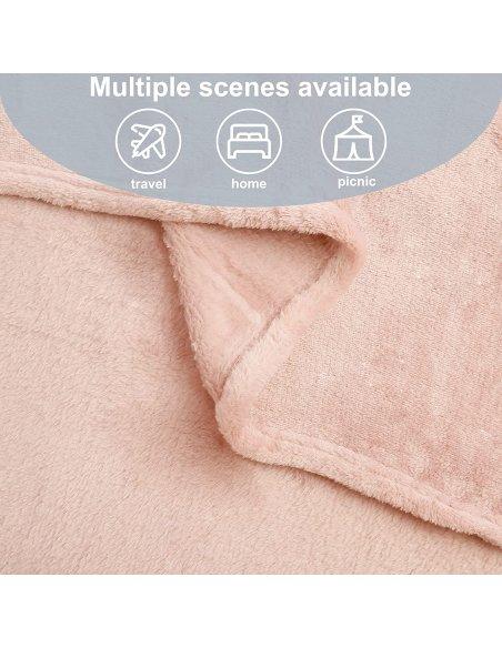 Manta Grande para Sofá Extrasuave 100% Poliéster, Manta Sofa Manta para Cama para Toda Estación