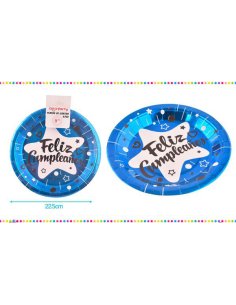 Platos de carton 6cps 22.5cm 2