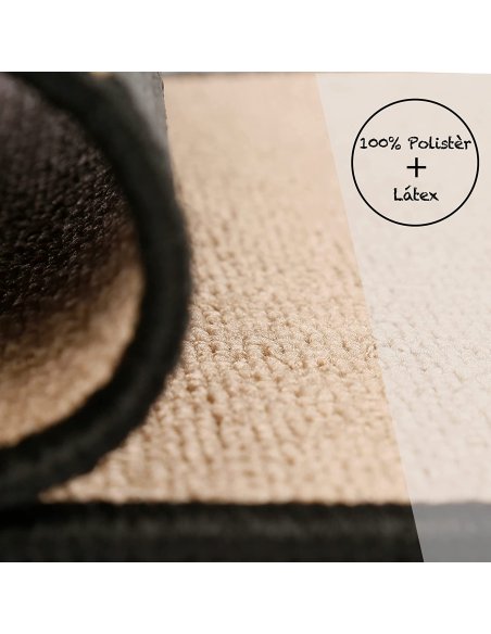 Felpudo de Entrada Alfombra Absorbente Antideslizante Lavables Interior y Exterior Salón, Pasillo, Cocina, Dormitorio