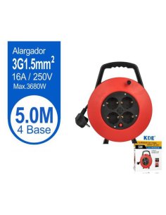 Alargador ENR. 4 tomas 5m