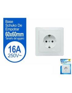 Base schuko serie perla...