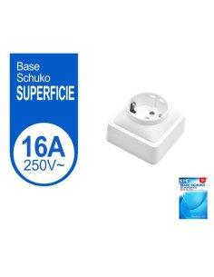 Base schuko de superficie...