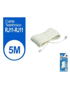 Cable telef. RJ11 5m
