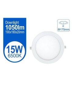 Downlight led 15W luz fría