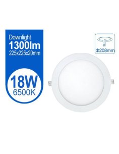 Downlight led 18W luz fría