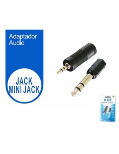 Adaptador audio jack/mini jack