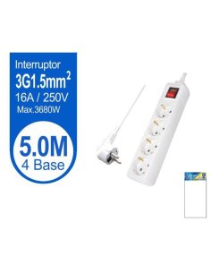 Base multiple 4 tomas + INT 5m