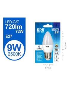 Led vela C37 9W E27 luz fria