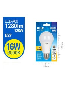 Led estandar A60 16W E27...