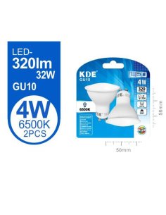 Led GU10 4W luz fria x2