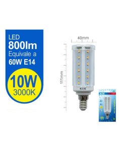 Led corn 8W E27 luz calida