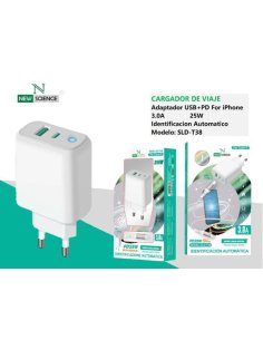Cargador Iphone Usb+C SLD-T38