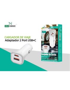 Adaptador Coche Usb+C SLD-C05