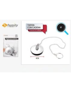 Tapon Con Cadena 4cm