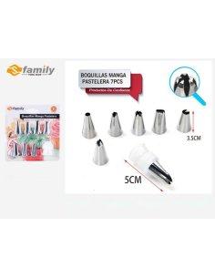 Boquillas Manga Pastelera 7pcs