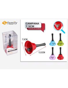 Campana 7.5cm colores...