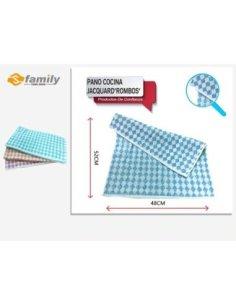 Pano Cocina Jacquard Rombos...