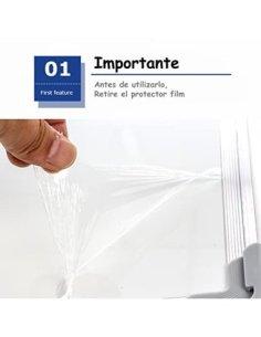 Pizarra Blanca Magnética con Marco de Aluminio y Bandeja para Rotuladores - 60x90 cm 2