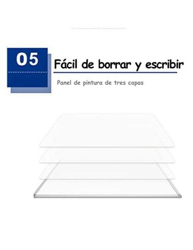 Pizarra Blanca Magnética con Marco de Aluminio y Bandeja para Rotuladores - 60x90 cm