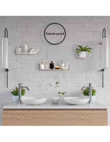 Juego de 3 Estantes, Baldas...