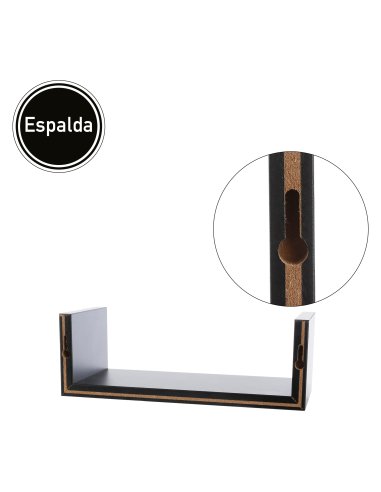 Juego de 3 Estantes, Baldas...