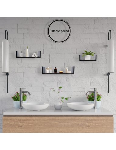 Juego de 3 Estantes, Baldas...