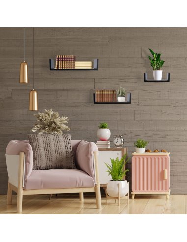 Juego de 3 Estantes, Baldas...