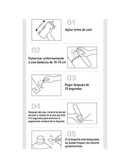 Spray Adhesivo Pegamento en Spray Multiusos Permanente al Secarse Resistente a la Humedad - 1 x 200ml