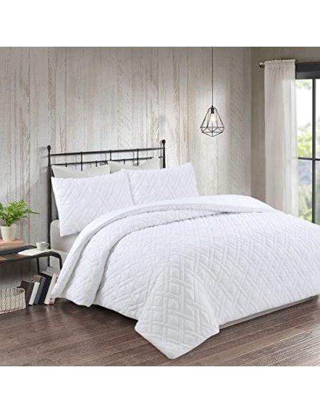 H HANSEL HOME Edredón Nórdico Microfibra de 400 gr/m² con 1 Funda Almohada, para Cama 100/105cm, Ligero, Suave, Transpirable 