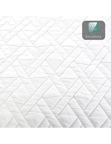 H HANSEL HOME Edredón Nórdico Microfibra de 400 gr/m² con 1 Funda Almohada, para Cama 100/105cm, Ligero, Suave, Transpirable 