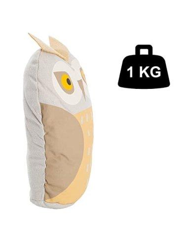 Tope de Puerta Decorativo Tope Puerta de Tela Arena Sujeta Puertas Suelo Tope para Ventanas y Puertas - Buho