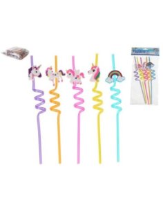 Set 5 Pajitas Torneadas...