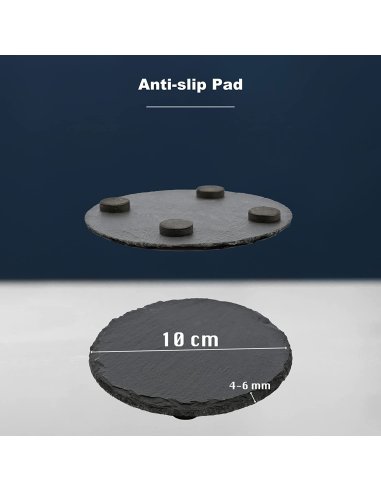 Mini Plato Llano de Pizarra Natural,...