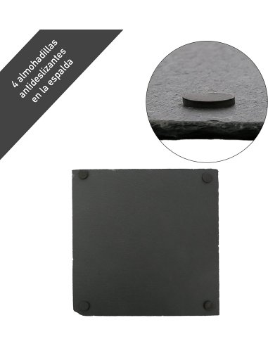 Plato Llano de Pizarra Natural,...