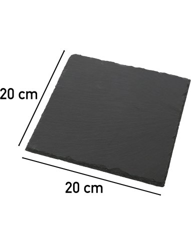 Plato Llano de Pizarra Natural,...